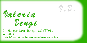 valeria dengi business card